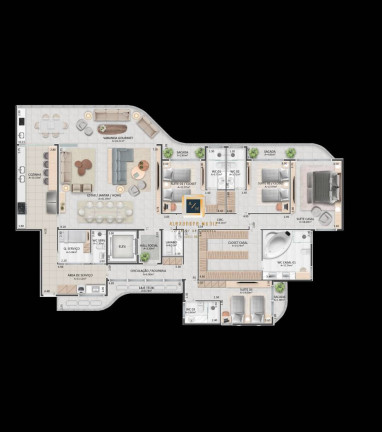 Imagem Apartamento com 4 Quartos à Venda, 256 m² em Meireles - Fortaleza Imagem Apartamento com 4 Quartos à Venda, 256 m² em Meireles - Fortaleza