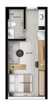 Imagem Apartamento com 1 Quarto à Venda, 38 m² em Vila Mariana - São Paulo Imagem Apartamento com 1 Quarto à Venda, 38 m² em Vila Mariana - São Paulo