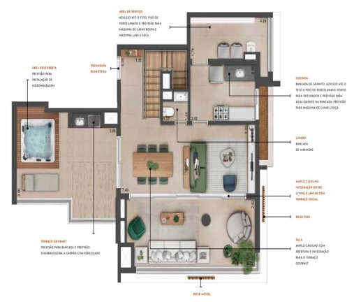 Imagem Apartamento com 2 Quartos à Venda, 95 m² em Moema - São Paulo