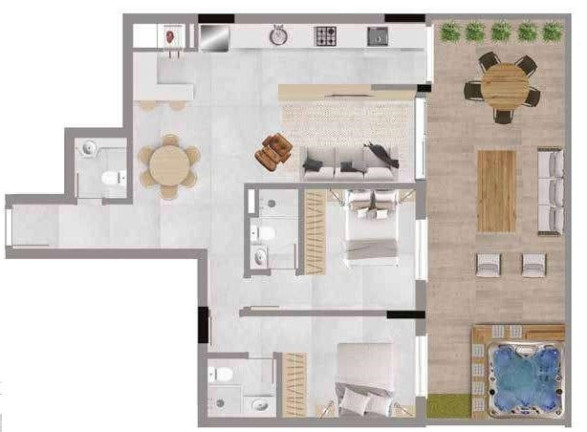 Imagem Apartamento com 3 Quartos à Venda, 86 m² em Capão Da Canoa - Capão Da Canoa