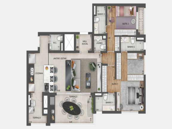 Imagem Apartamento com 4 Quartos à Venda, 169 m² em Ibirapuera - São Paulo Imagem Apartamento com 4 Quartos à Venda, 169 m² em Ibirapuera - São Paulo