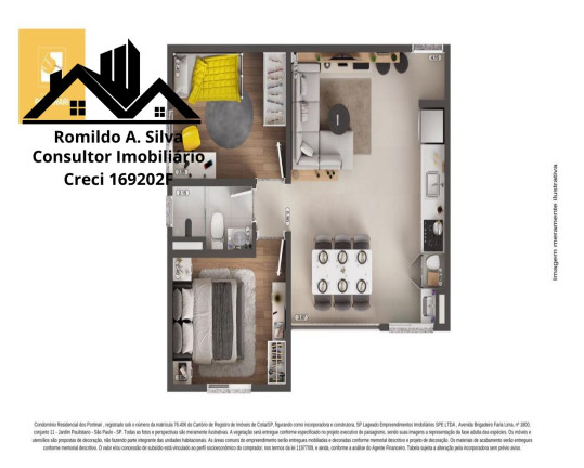 Imagem Apartamento com 2 Quartos à Venda, 44 m²em Recanto Vista Alegre - Cotia
