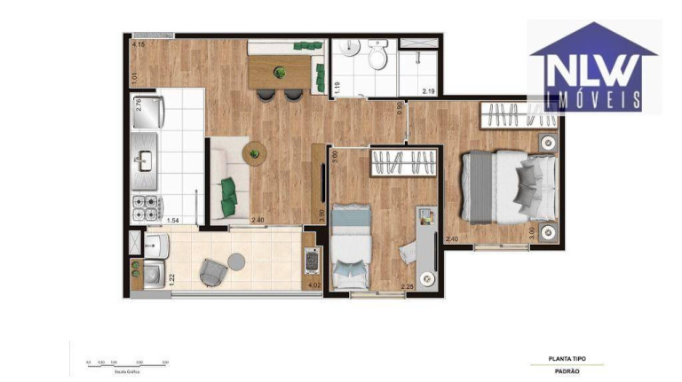 Apartamento com 2 Quartos à Venda, 45 m² em Vila Moraes - São Paulo