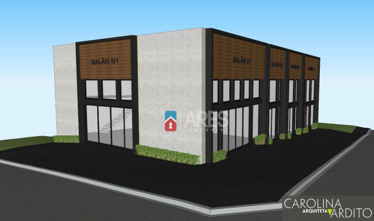 Sala Comercial para Alugar, 264 m² em Jardim Girassol - Americana