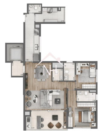 Imagem Apartamento com 2 Quartos à Venda, 109 m² em Perdizes - São Paulo