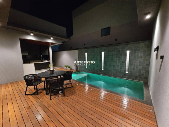Imagem Casa de Condomínio com 3 Quartos à Venda, 220 m² em Núcleo Agrícola Alpha - Franca Imagem Casa de Condomínio com 3 Quartos à Venda, 220 m² em Núcleo Agrícola Alpha - Franca