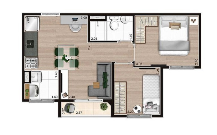 Imagem Apartamento com 2 Quartos à Venda, 37 m² em Vila Andrade - São Paulo Imagem Apartamento com 2 Quartos à Venda, 37 m² em Vila Andrade - São Paulo