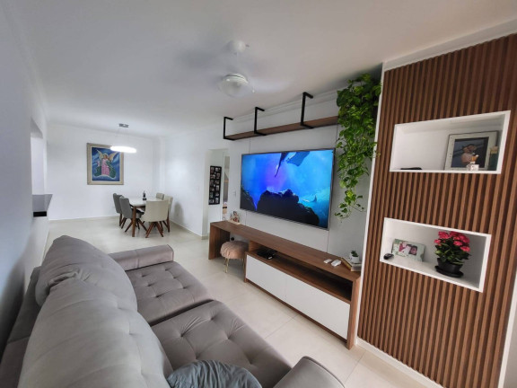 Apartamento com 3 Quartos à Venda, 119 m² em Canto Do Forte - Praia Grande