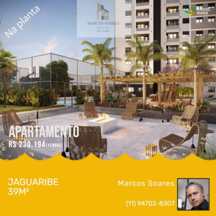 Imagem Apartamento com 1 Quarto à Venda, 39 m² em Jaguaribe - Osasco