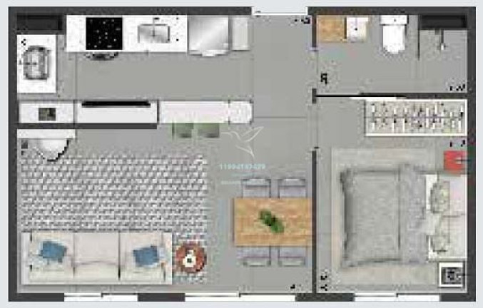 Imagem Apartamento com 2 Quartos à Venda, 33 m² em Santo Amaro - São Paulo Imagem Apartamento com 2 Quartos à Venda, 33 m² em Santo Amaro - São Paulo