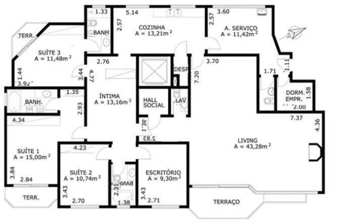 Imagem Apartamento com 3 Quartos à Venda, 190 m² em Itaim Bibi - São Paulo Imagem Apartamento com 3 Quartos à Venda, 190 m² em Itaim Bibi - São Paulo