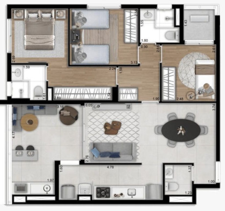 Imagem Apartamento com 3 Quartos à Venda, 92 m² em Vila Osasco - Osasco Imagem Apartamento com 3 Quartos à Venda, 92 m² em Vila Osasco - Osasco