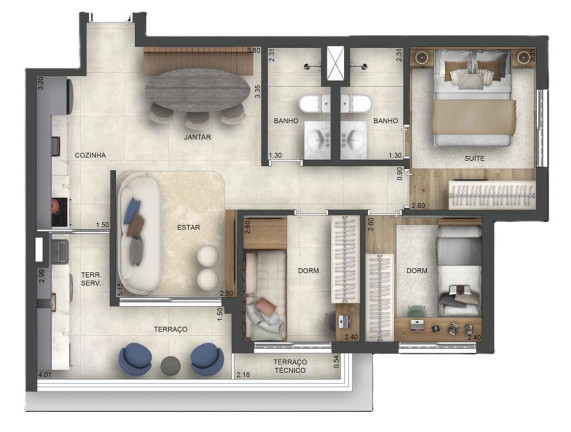 Imagem Apartamento com 3 Quartos à Venda, 69 m² em Saúde - São Paulo Imagem Apartamento com 3 Quartos à Venda, 69 m² em Saúde - São Paulo