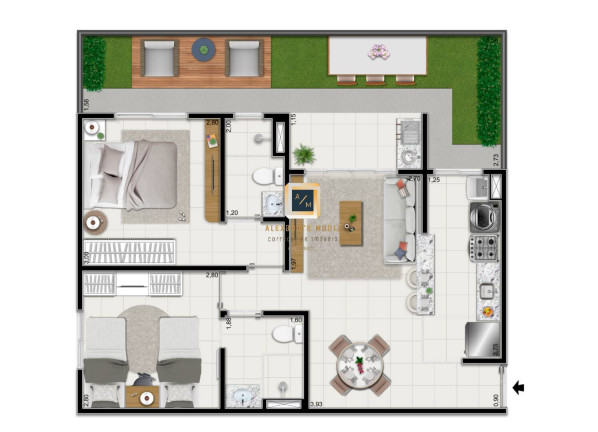 Imagem Apartamento com 2 Quartos à Venda, 47 m² em Praia Do Futuro Ii - Fortaleza Imagem Apartamento com 2 Quartos à Venda, 47 m² em Praia Do Futuro Ii - Fortaleza