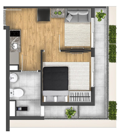 Imagem Apartamento com 1 Quarto à Venda, 37 m² em Jardim Paulista - São Paulo