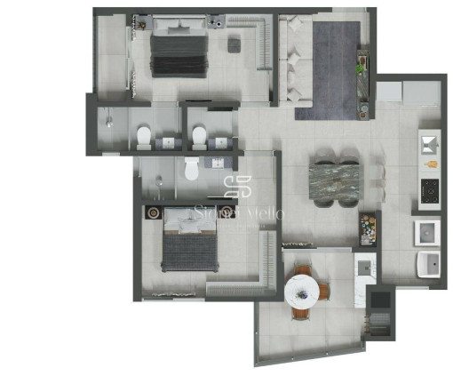 Imagem Apartamento com 2 Quartos à Venda, 81 m² em Fazenda - Itajaí Imagem Apartamento com 2 Quartos à Venda, 81 m² em Fazenda - Itajaí