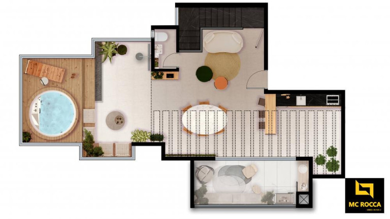 Imagem Cobertura com 3 Quartos à Venda, 176 m² em Vila Valparaíso - Santo André