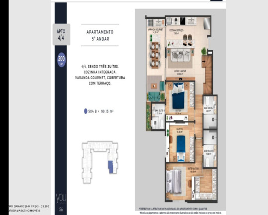 Imagem Imóvel com 2 Quartos à Venda, 68 m² em Vilas Do Atlântico - Lauro De Freitas