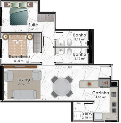 Imagem Apartamento com 2 Quartos à Venda, 146 m² em Centro - Capão Da Canoa Imagem Apartamento com 2 Quartos à Venda, 146 m² em Centro - Capão Da Canoa