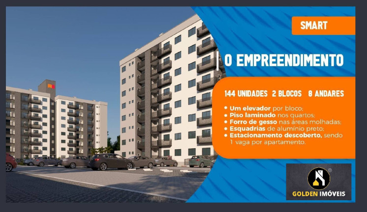 Apartamento com 2 Quartos à Venda, 57 m² em Vila Nova - Porto Belo