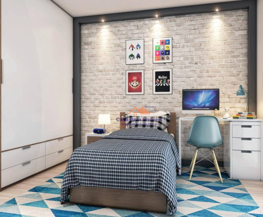 Imagem Apartamento com 3 Quartos à Venda, 104 m² em Canto Do Forte - Praia Grande