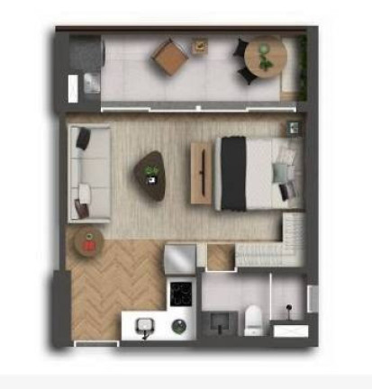 Imagem Imóvel com 1 Quarto à Venda, 39 m² em Paraíso - São Paulo