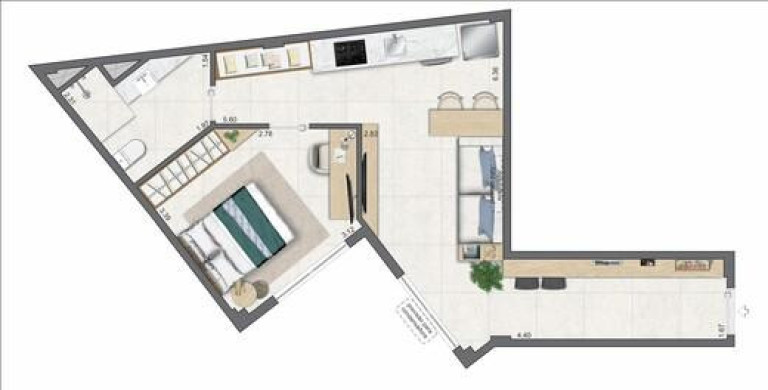 Imagem Apartamento com 2 Quartos à Venda, 59 m² em Leblon - Rio De Janeiro