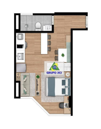 Imagem Apartamento com 1 Quarto à Venda, 34 m² em Botafogo - Campinas Imagem Apartamento com 1 Quarto à Venda, 34 m² em Botafogo - Campinas