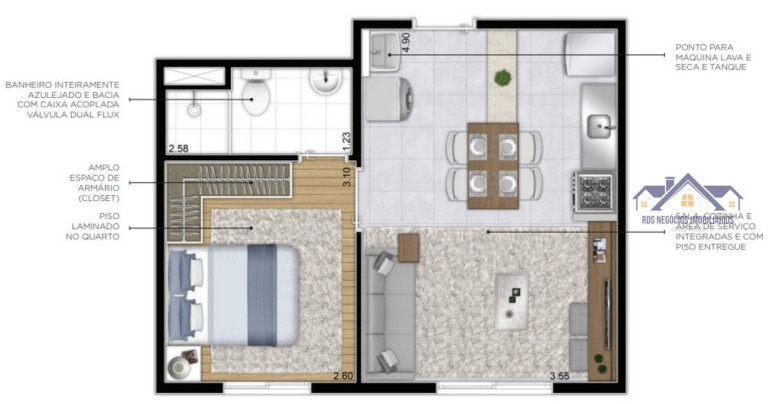 Imagem Apartamento com 1 Quarto à Venda, 42 m² em Vila Prudente - São Paulo Imagem Apartamento com 1 Quarto à Venda, 42 m² em Vila Prudente - São Paulo