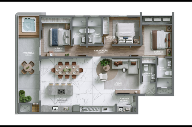 Imagem Imóvel com 3 Quartos à Venda, 124 m² em Canto Grande - Bombinhas Imagem Imóvel com 3 Quartos à Venda, 124 m² em Canto Grande - Bombinhas