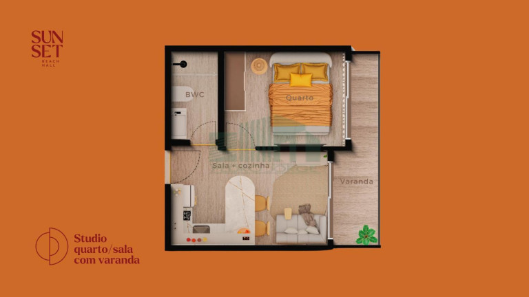 Imagem Apartamento com 1 Quarto à Venda, 21 m² em Praia Dos Carneiros - Tamandaré Imagem Apartamento com 1 Quarto à Venda, 21 m² em Praia Dos Carneiros - Tamandaré