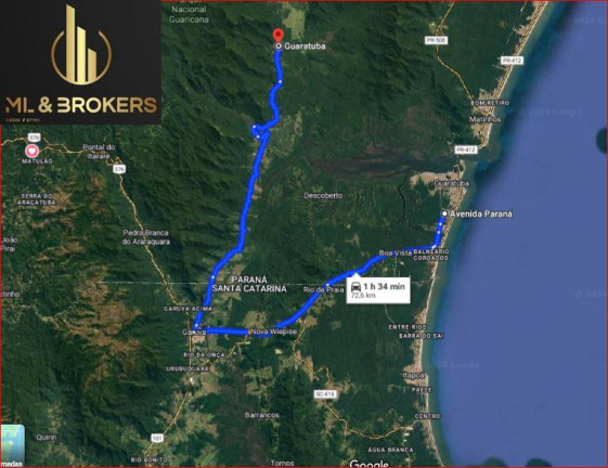 Imagem Imóvel com 3 Quartos à Venda, 48.000 m² em Cubatão De Guaratuba - Guaratuba