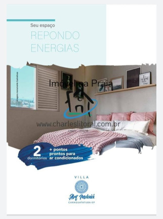 Imagem Apartamento com 2 Quartos à Venda, 56 m² em Praia Do Indaiá - Caraguatatuba