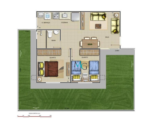 Imagem Apartamento com 2 Quartos à Venda, 42 m² em Campo Grande - Rio De Janeiro Imagem Apartamento com 2 Quartos à Venda, 42 m² em Campo Grande - Rio De Janeiro
