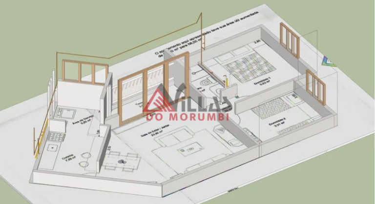 Imagem Apartamento com 2 Quartos à Venda, 81 m² em Parque Esplanada - Embu Das Artes