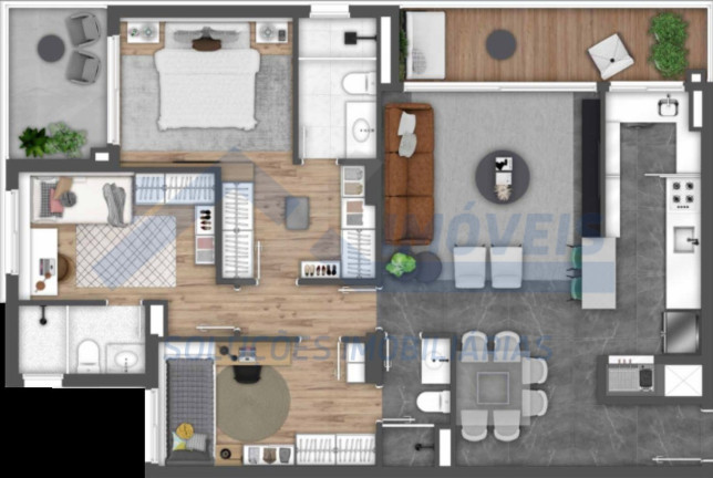 Imagem Apartamento com 2 Quartos à Venda, 87 m² em Passo Da Areia - Porto Alegre Imagem Apartamento com 2 Quartos à Venda, 87 m² em Passo Da Areia - Porto Alegre