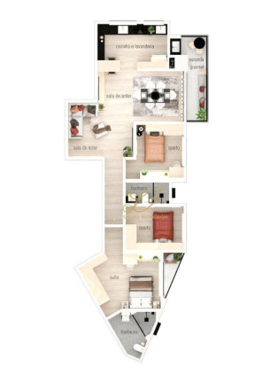 Apartamento com 3 Quartos à Venda, 97 m² em Boa Vista - Curitiba