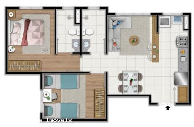 Imagem Apartamento com 2 Quartos à Venda, 45 m² em Mantiqueira - Belo Horizonte Imagem Apartamento com 2 Quartos à Venda, 45 m² em Mantiqueira - Belo Horizonte