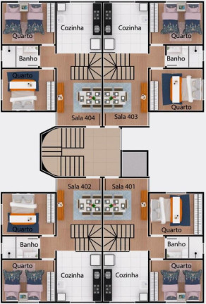 Imagem Apartamento com 2 Quartos à Venda, 52 m² em Arvoredo - Contagem