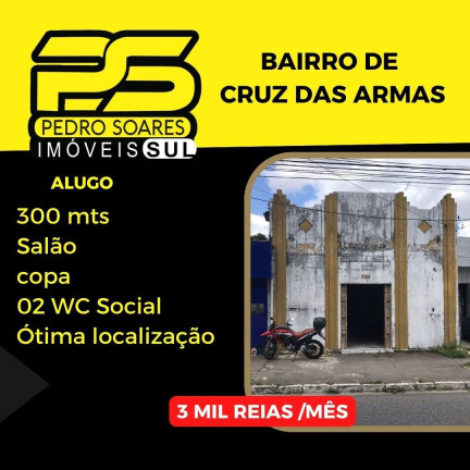 Imóvel para Alugar, 300 m² em Cruz Das Armas - João Pessoa