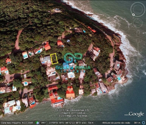Terreno à Venda, 394 m² em Enseada - Guarujá