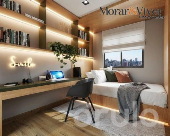 Imagem Apartamento com 2 Quartos à Venda, 52 m² em Centro - Curitiba