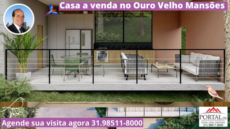 Imagem Casa com 5 Quartos à Venda, 500 m² em Ouro Velho Mansões - Nova Lima