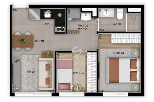Imagem Apartamento com 1 Quarto à Venda, 25 m² em Mooca - São Paulo