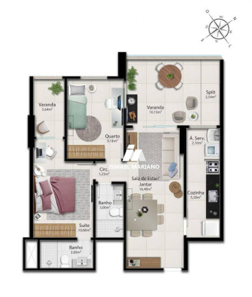 Imagem Apartamento com 2 Quartos à Venda, 76 m² em Praia Da Costa - Vila Velha Imagem Apartamento com 2 Quartos à Venda, 76 m² em Praia Da Costa - Vila Velha