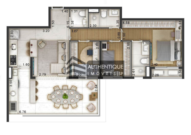 Imagem Apartamento com 3 Quartos à Venda, 82 m² em Alto Da Boa Vista - São Paulo Imagem Apartamento com 3 Quartos à Venda, 82 m² em Alto Da Boa Vista - São Paulo