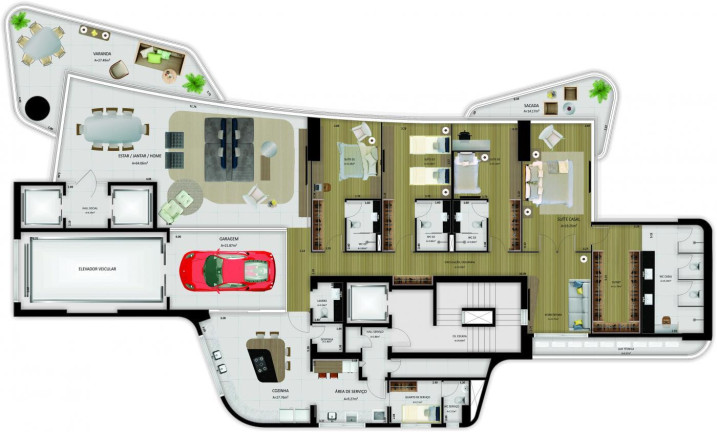 Imagem Apartamento com 4 Quartos à Venda, 362 m² em Meireles - Fortaleza Imagem Apartamento com 4 Quartos à Venda, 362 m² em Meireles - Fortaleza