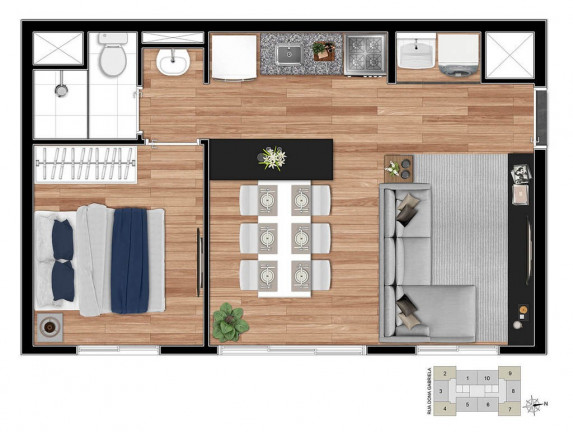 Imagem Imóvel com 2 Quartos à Venda, 56 m² em Parada Inglesa - São Paulo