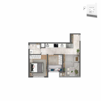 Imagem Imóvel com 1 Quarto à Venda, 29 m² em Vila Mariana - São Paulo Imagem Imóvel com 1 Quarto à Venda, 29 m² em Vila Mariana - São Paulo
