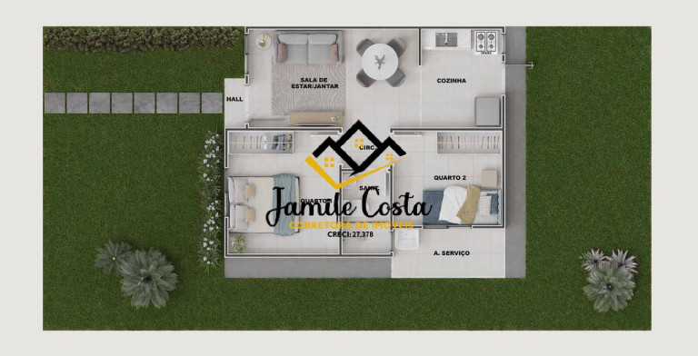 Imagem Casa com 2 Quartos à Venda, 108 m² em Conceição - Feira De Santana